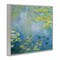 Stupell Industries Classical Monet Green Water Lilies Framed Giclee Wall Art Design by one1000paintings